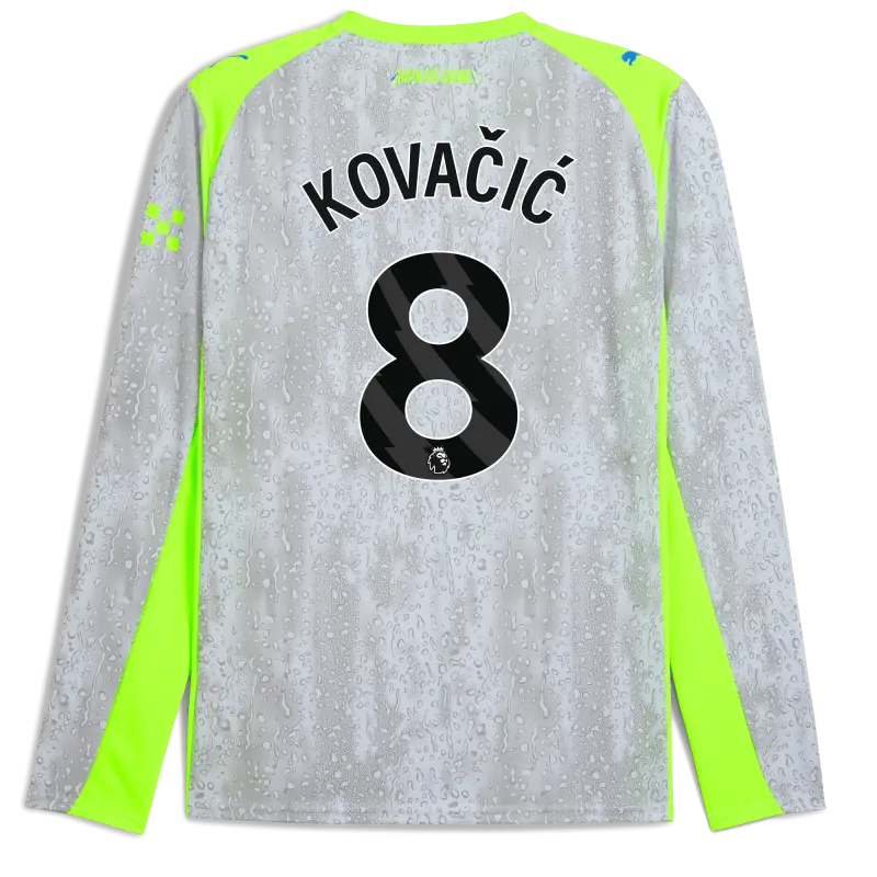 Explore Manchester City manchester-city-third-jersey-202526-long-sleeve-with-kovacic-8-printing-701237143-kovai-blue-premierleague Jerseys - ManchesterCityshirt.co.uk