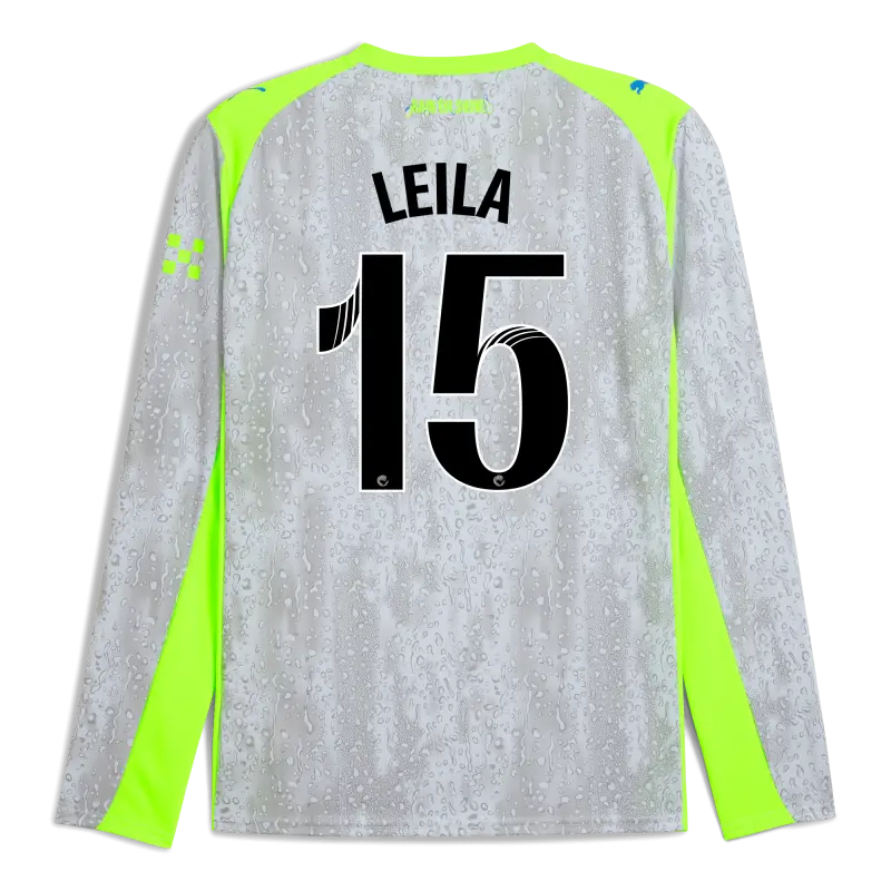 Explore Manchester City manchester-city-third-jersey-202526-long-sleeve-with-leila-15-printing-701237143-leila-blue-womenssuperleague Jerseys - ManchesterCityshirt.co.uk