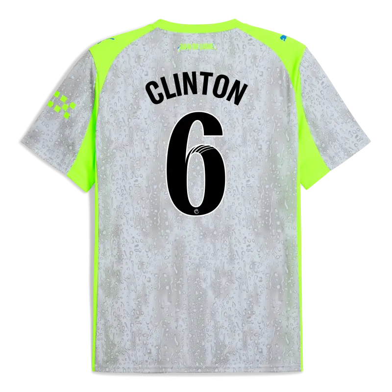Explore Manchester City manchester-city-third-jersey-202526-with-clinton-6-printing-701237142-clinton-blue-womenssuperleague Jerseys - ManchesterCityshirt.co.uk