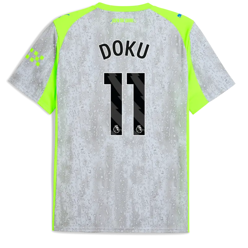 Explore Manchester City manchester-city-third-jersey-202526-with-doku-11-printing-701237142-doku-blue-premierleague Jerseys - ManchesterCityshirt.co.uk