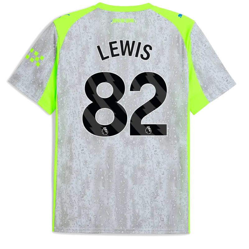 Explore Manchester City manchester-city-third-jersey-202526-with-lewis-82-printing-701237142-lewis-blue-premierleague Jerseys - ManchesterCityshirt.co.uk