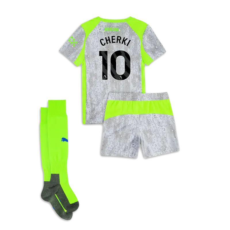 Explore Manchester City manchester-city-third-mini-kit-202526-with-cherki-10-printing-701237147-cherki-blue-premierleague Jerseys - ManchesterCityshirt.co.uk
