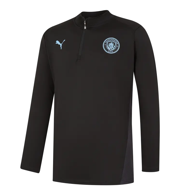 Explore Manchester City manchester-city-training-essentials-14-zip-top-701228951-black Jerseys - ManchesterCityshirt.co.uk