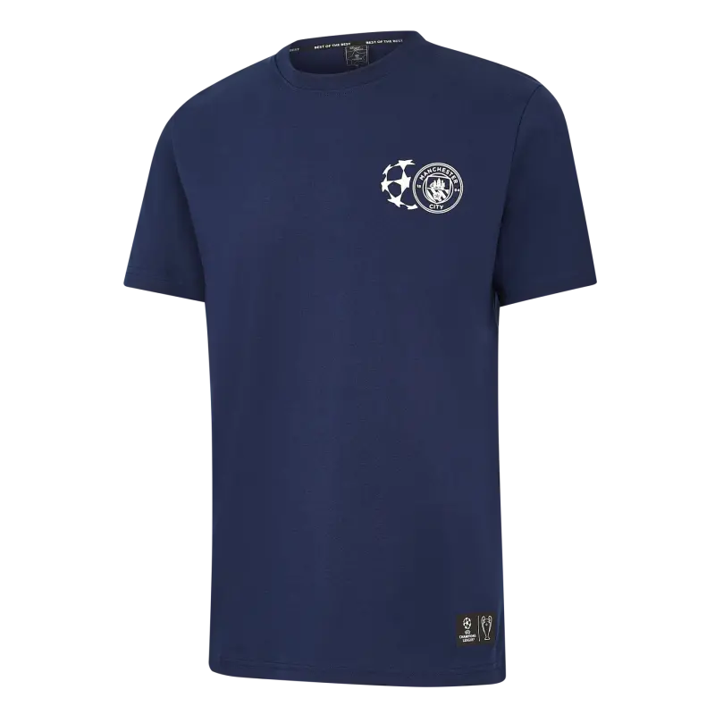 Explore Manchester City manchester-city-ucl-bespoke-t-shirt-701232870-navy Jerseys - ManchesterCityshirt.co.uk
