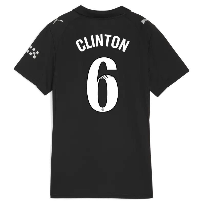 Explore Manchester City womens-manchester-city-away-jersey-202526-with-clinton-6-printing-701237137-clinton-black-womenssuperleague Jerseys - ManchesterCityshirt.co.uk