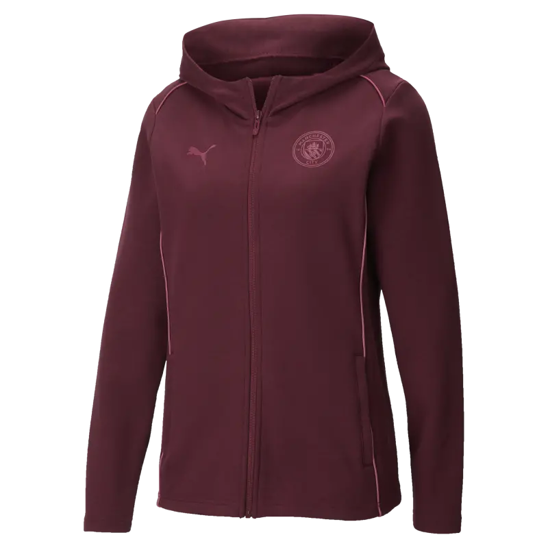 Explore Manchester City womens-manchester-city-casuals-hooded-jacket-701231777-burgundy Jerseys - ManchesterCityshirt.co.uk