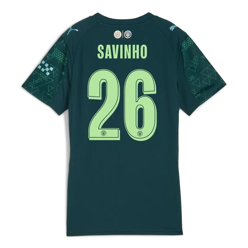 Explore Manchester City womens-manchester-city-ea-sports-fc-jersey-202526-with-savinho-26-printing-701237168-savinho-green-mancity Jerseys - ManchesterCityshirt.co.uk