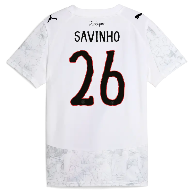 Explore Manchester City womens-manchester-city-kidsuper-jersey-202526-with-savinho-26-printing-701235028-savinho-white Jerseys - ManchesterCityshirt.co.uk