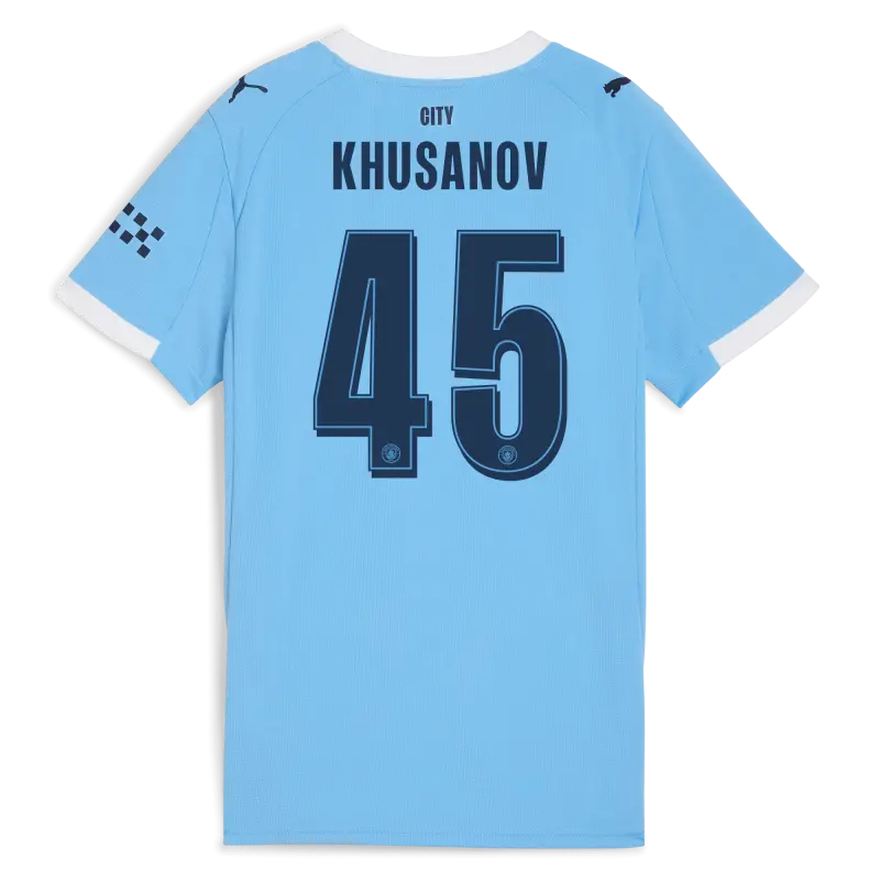 Explore Manchester City womens-manchester-city-man-city-home-jersey-202526-with-khusanov-45-printing-701237130-khusanov-man-city Jerseys - ManchesterCityshirt.co.uk