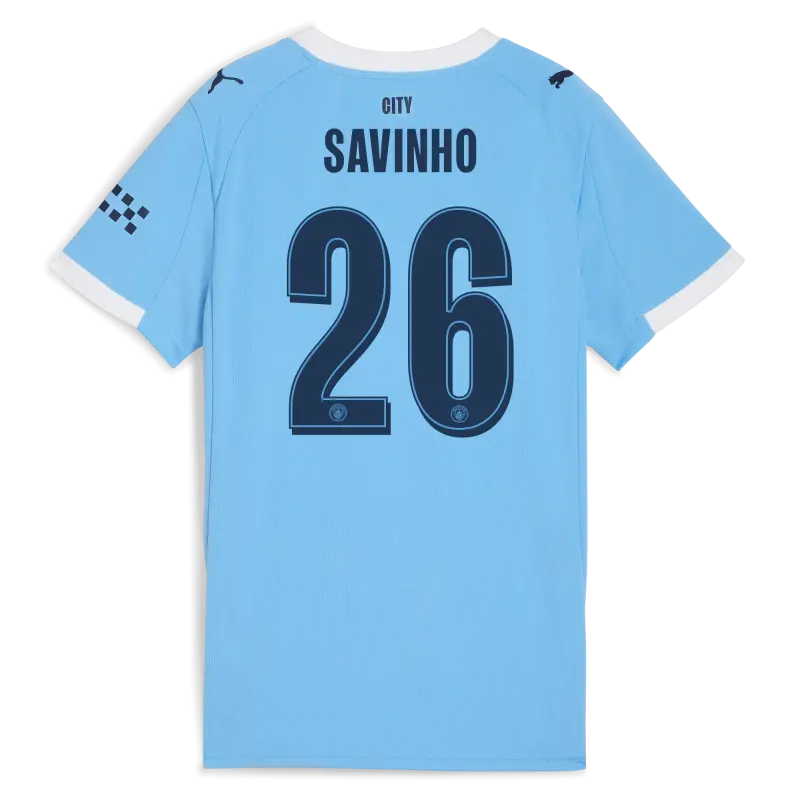 Explore Manchester City womens-manchester-city-man-city-home-jersey-202526-with-savinho-26-printing-701237130-savinho-man-city Jerseys - ManchesterCityshirt.co.uk