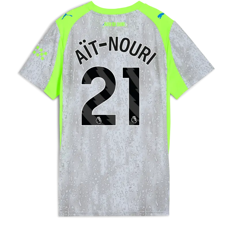 Explore Manchester City womens-manchester-city-third-jersey-202526-with-at-nouri-21-printing-701237144-ait-nouri-blue-premierleague Jerseys - ManchesterCityshirt.co.uk